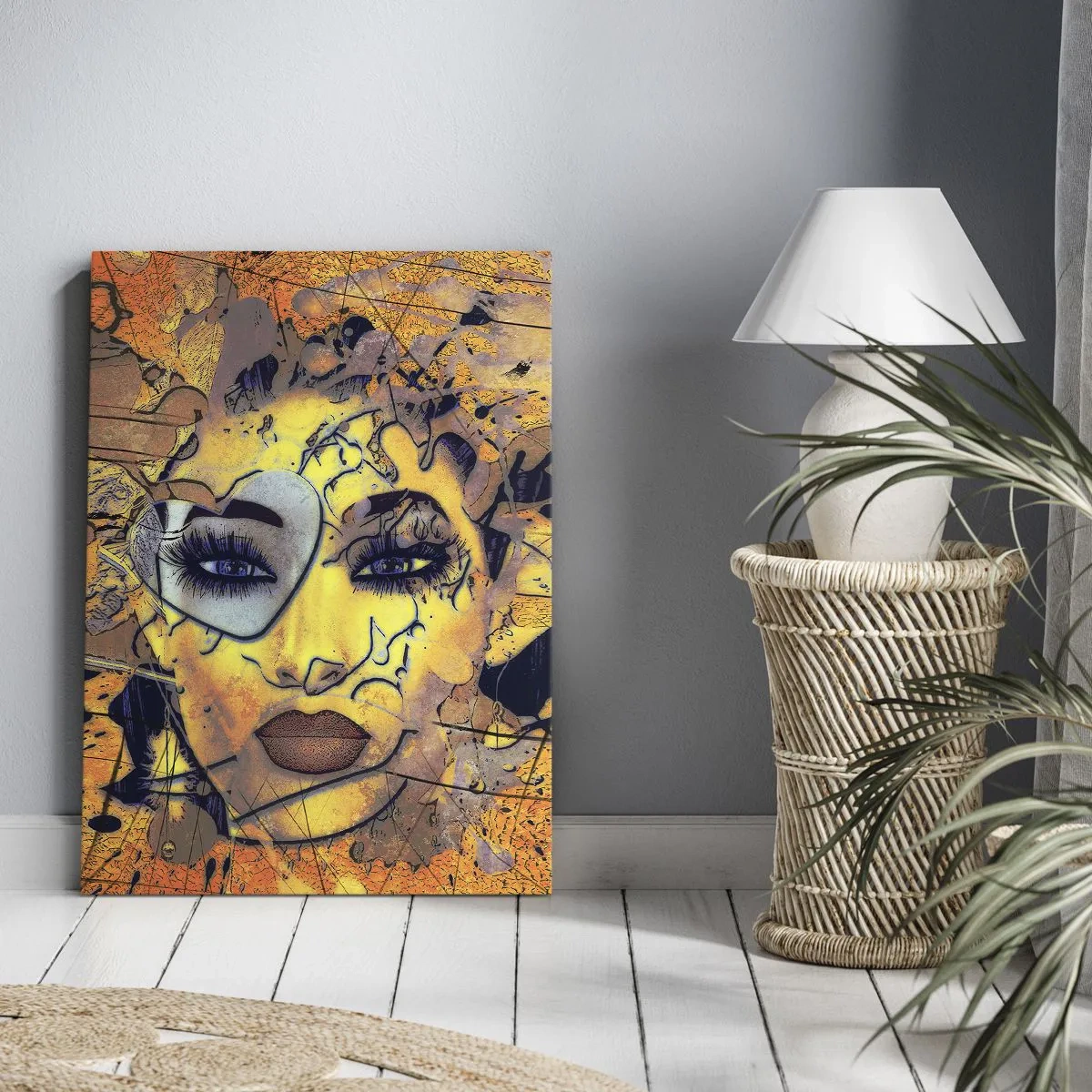 Tablou pe pânză - Frumusețe însorită - 45x80 cm