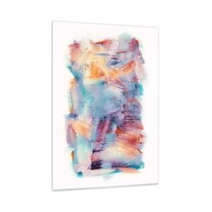 Tablou pe sticlă - O dezordine colorată - 50x70 cm