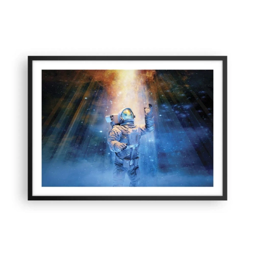 Poster în ramă neagră - În cele din urmă am ajuns - 70x50 cm