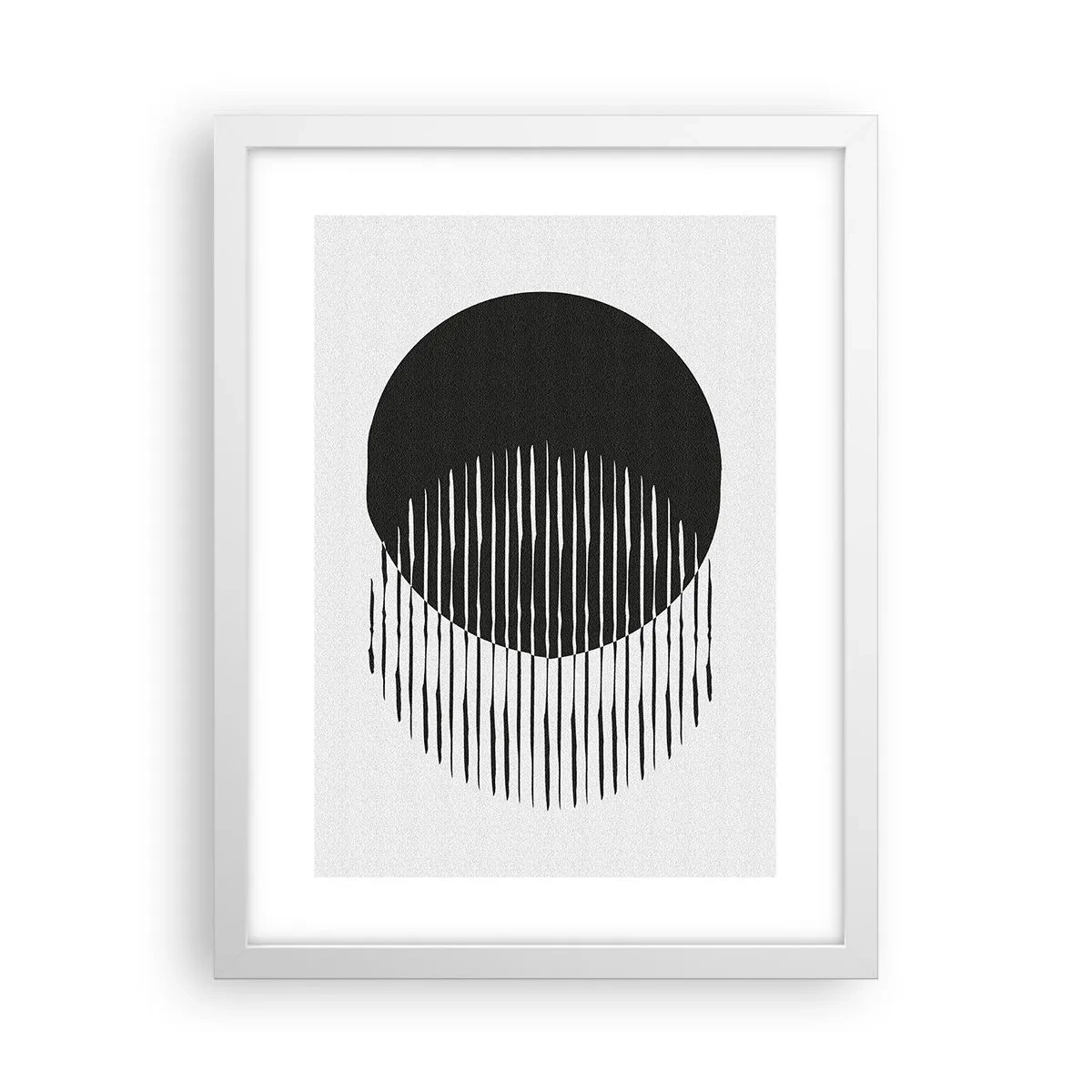Poster în ramă albă - Alter ego-ul său - 30x40 cm