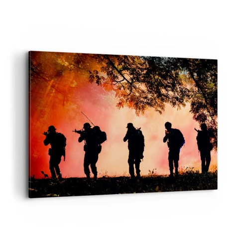 Tablou pe pânză - ...Toți pentru unul. - 100x70 cm