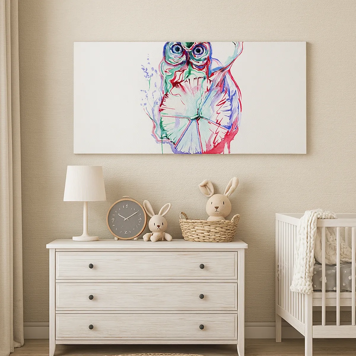 Tablou pe pânză - Deșteaptă prin natura - 30x30 cm