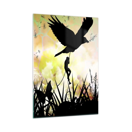 Tablou pe sticlă - Într-o atmosferă de basm - 50x70 cm