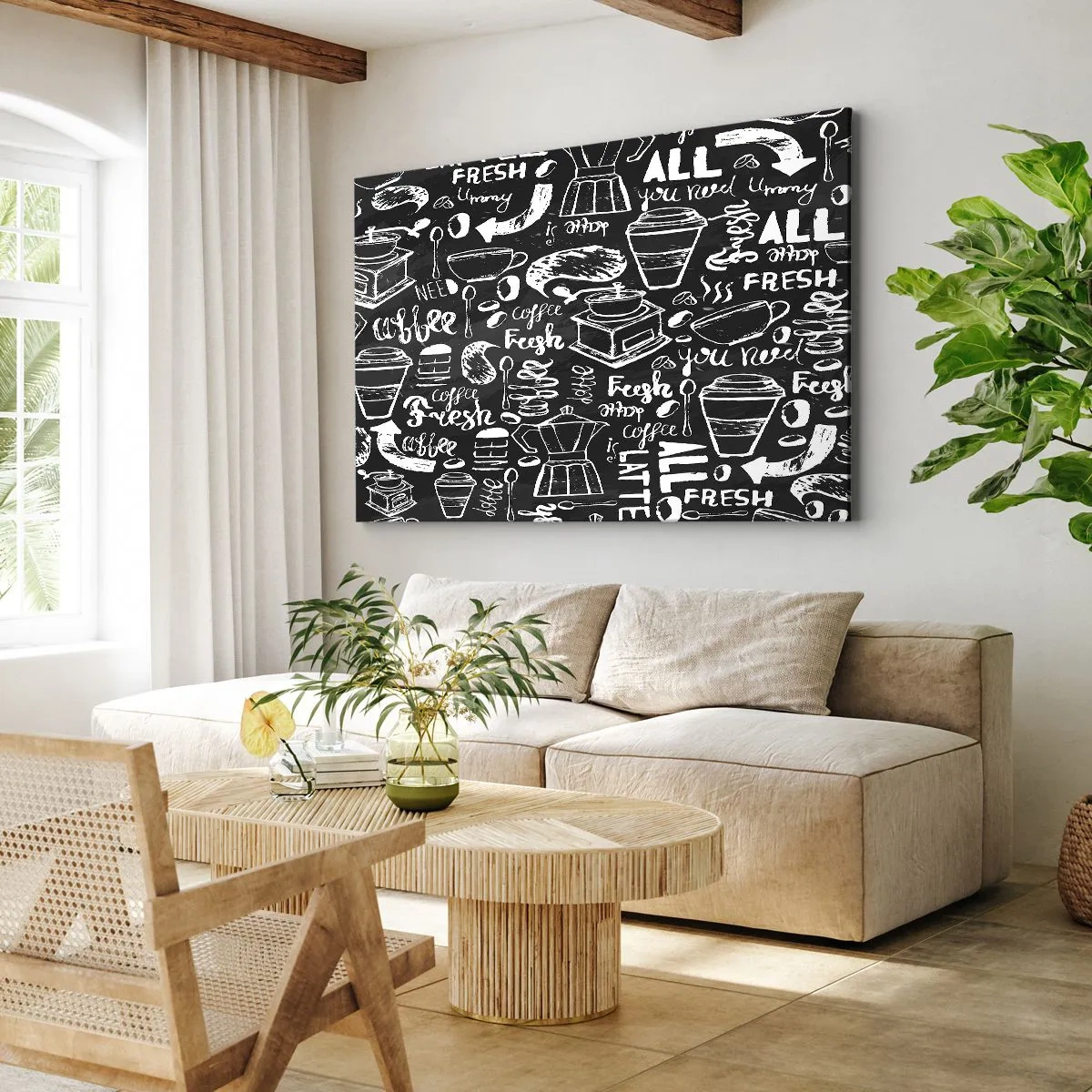 Tablou pe pânză - All you need is… - 100x70 cm