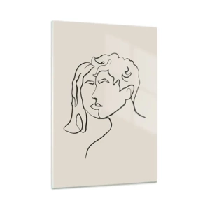 Tablou pe sticlă - Și unitatea s-a făcut - 50x70 cm