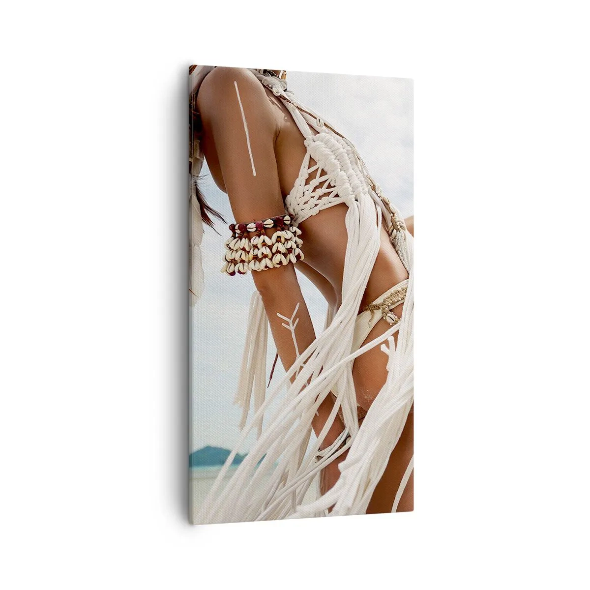 Tablou pe pânză - Preoteasa Soarelui - 55x100 cm