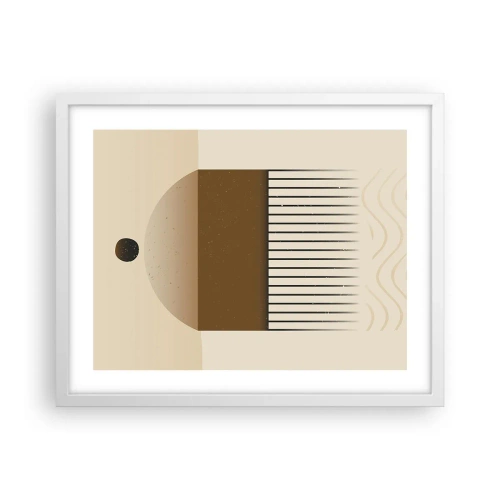 Poster în ramă albă - Stări diferite - 50x40 cm