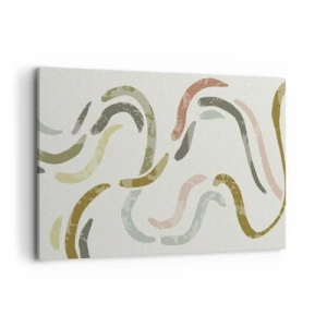 Tablou pe pânză - Dansul vesel al abstracției - 100x70 cm