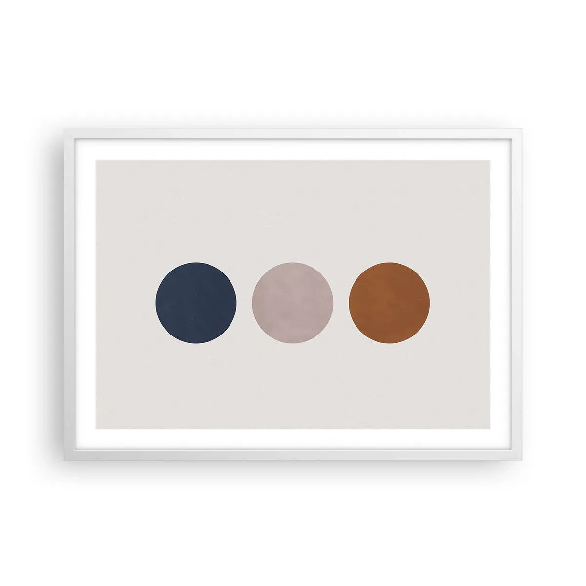 Poster în ramă albă - Simbol de excelență - 70x50 cm