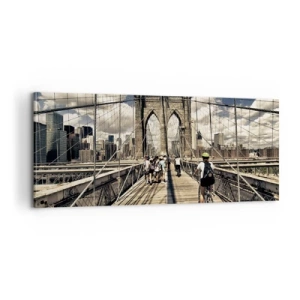 Tablou pe pânză - Chiar în inima orașului - 100x40 cm