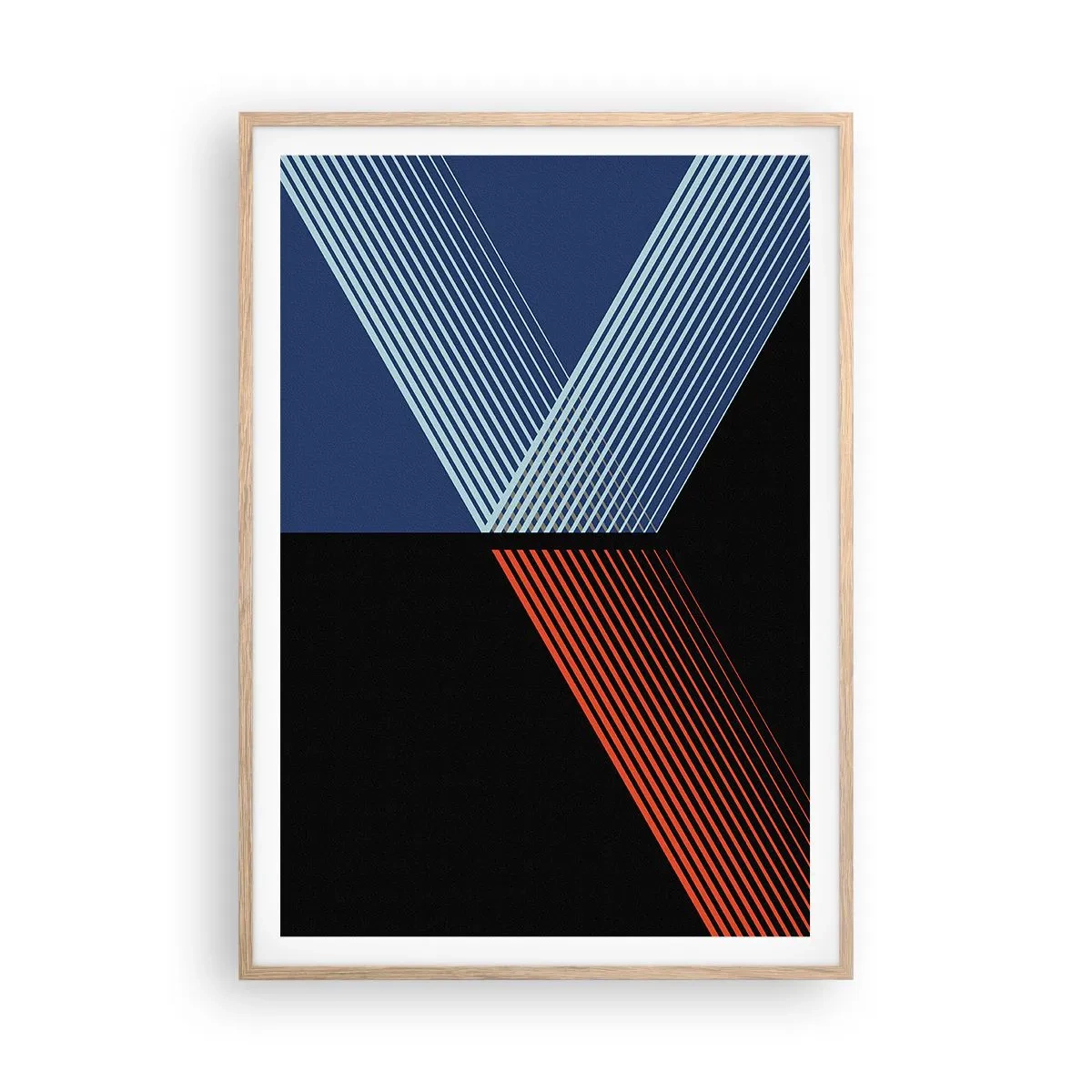 Poster în ramă de stejar deschis - O poveste simplă - 70x100 cm