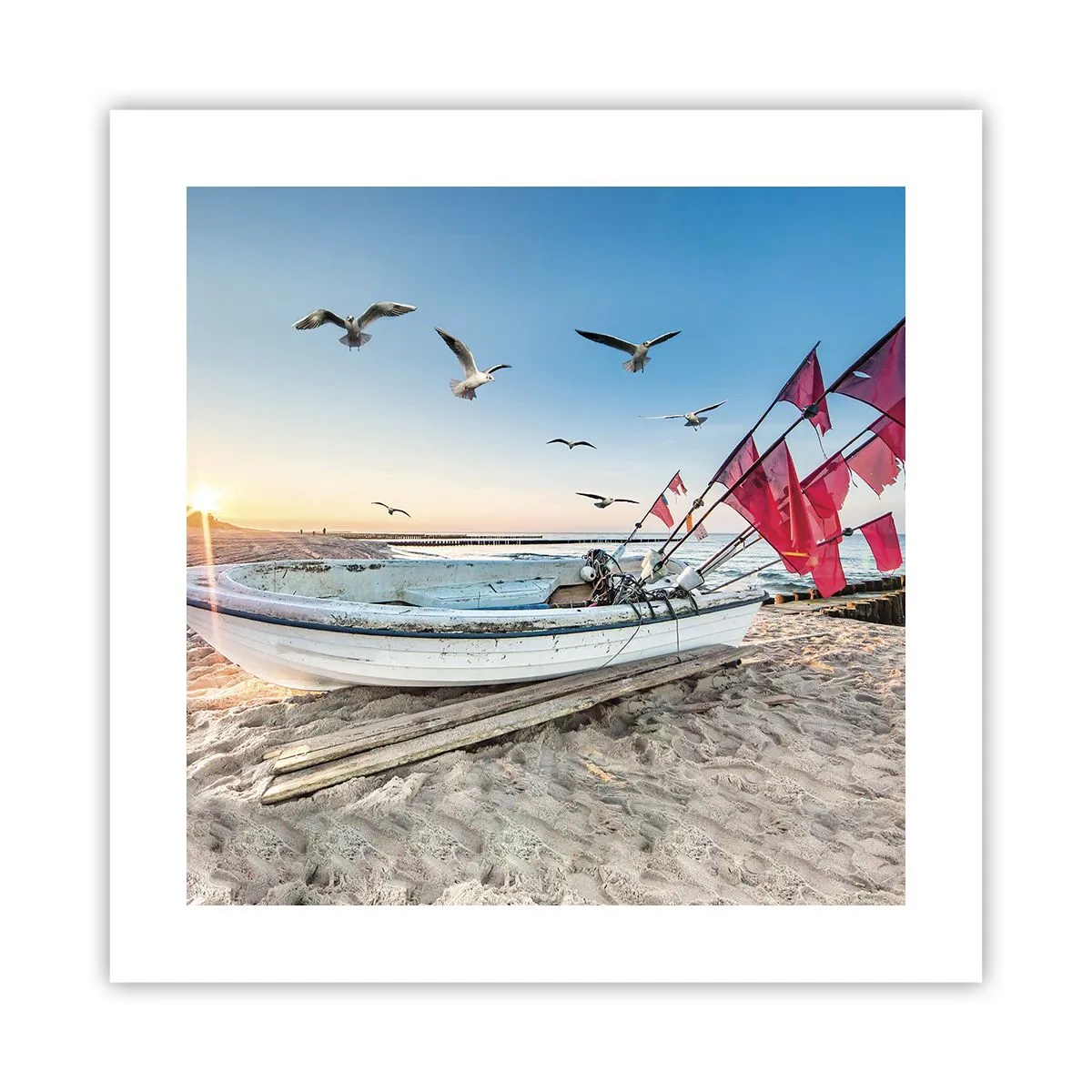 Poster - O odihnă binemeritată - 40x40 cm