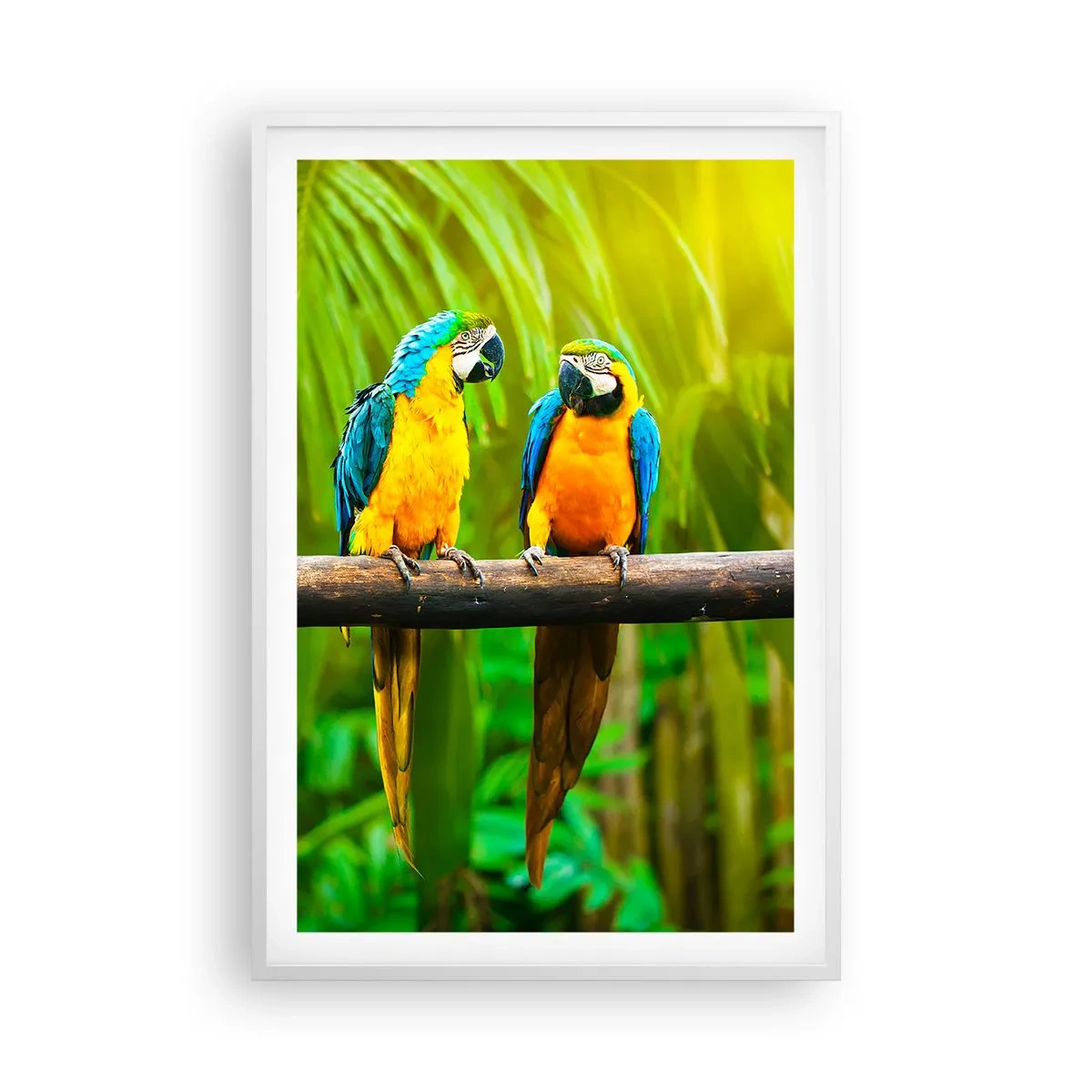 Poster în ramă albă - Și ai auzit că ea...? - 61x91 cm