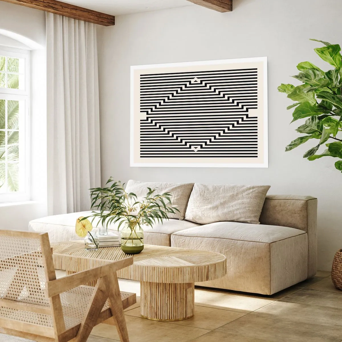 Poster - Iluzie geometrică - 40x30 cm