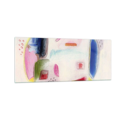 Tablou pe sticlă - Mai mult convexă decât concavă sau plată - 100x40 cm