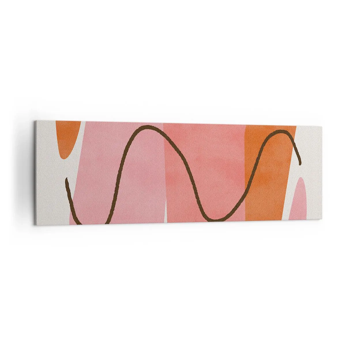 Tablou pe pânză - Mișcarea blândă a formelor - 160x50 cm