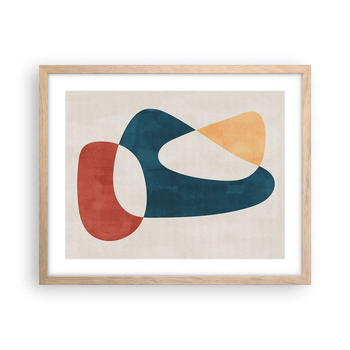 Poster în ramă de stejar deschis - Influențe și metamorfoze - 50x40 cm