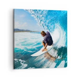 Tablou pe pânză - Dansând cu valurile - 60x60 cm