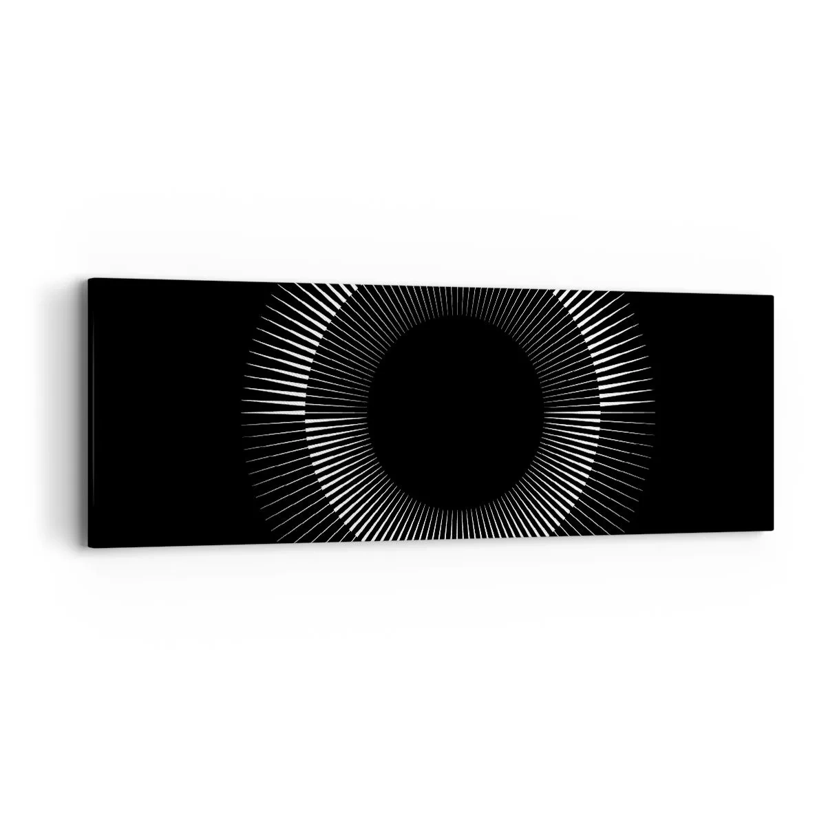 Tablou pe pânză - Soarele Negru - 90x30 cm