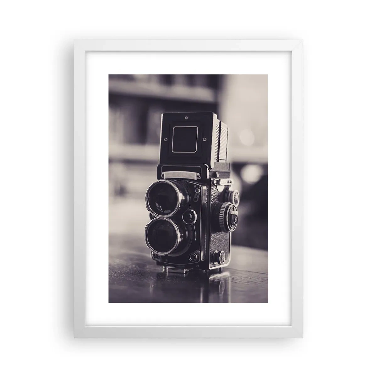 Poster în ramă albă - Magia fotografiei vechi - 30x40 cm