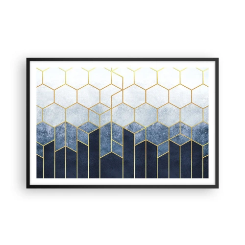 Poster în ramă neagră - Compoziție în ritm sincopat - 91x61 cm