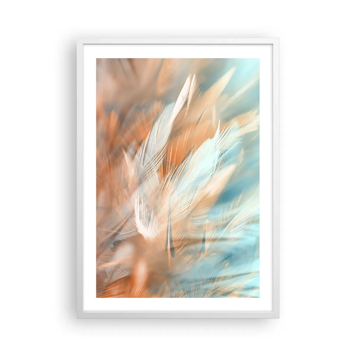 Poster în ramă albă - În țara blândeții - 50x70 cm