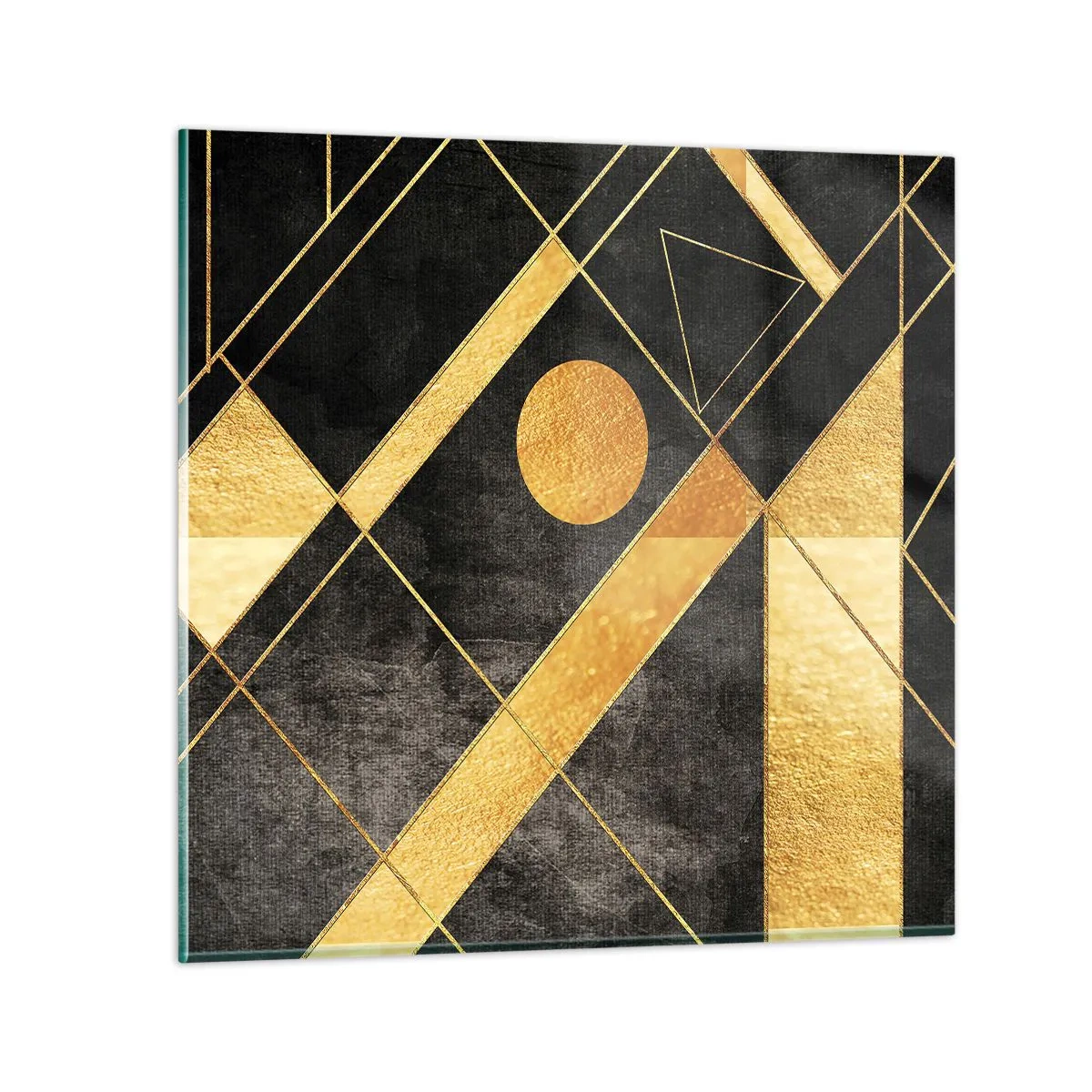 Tablou pe sticlă - Soarele deșertului - 40x40 cm