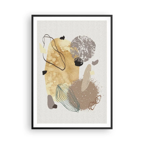 Poster în ramă neagră - Fluiditatea aplicată - 70x100 cm