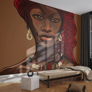 Tapet Autoadeziv Deluxe Sticker - Venus din abanos - Femeie, Africa, Cultură - 100x70 cm