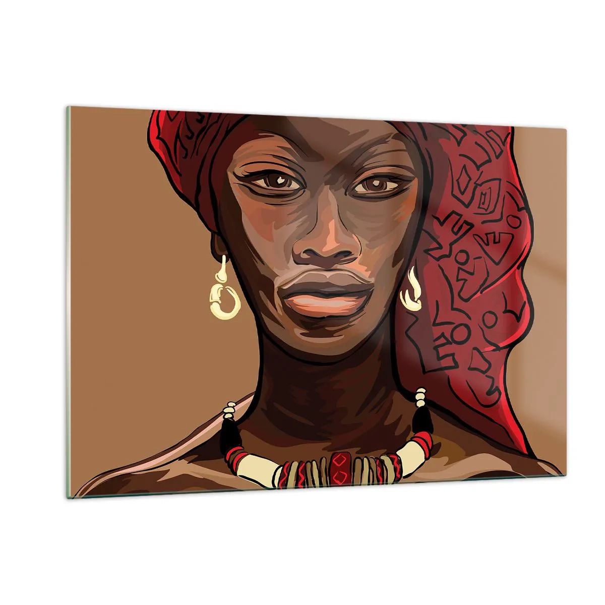 Tablou pe sticlă - Venus din abanos - 120x80 cm