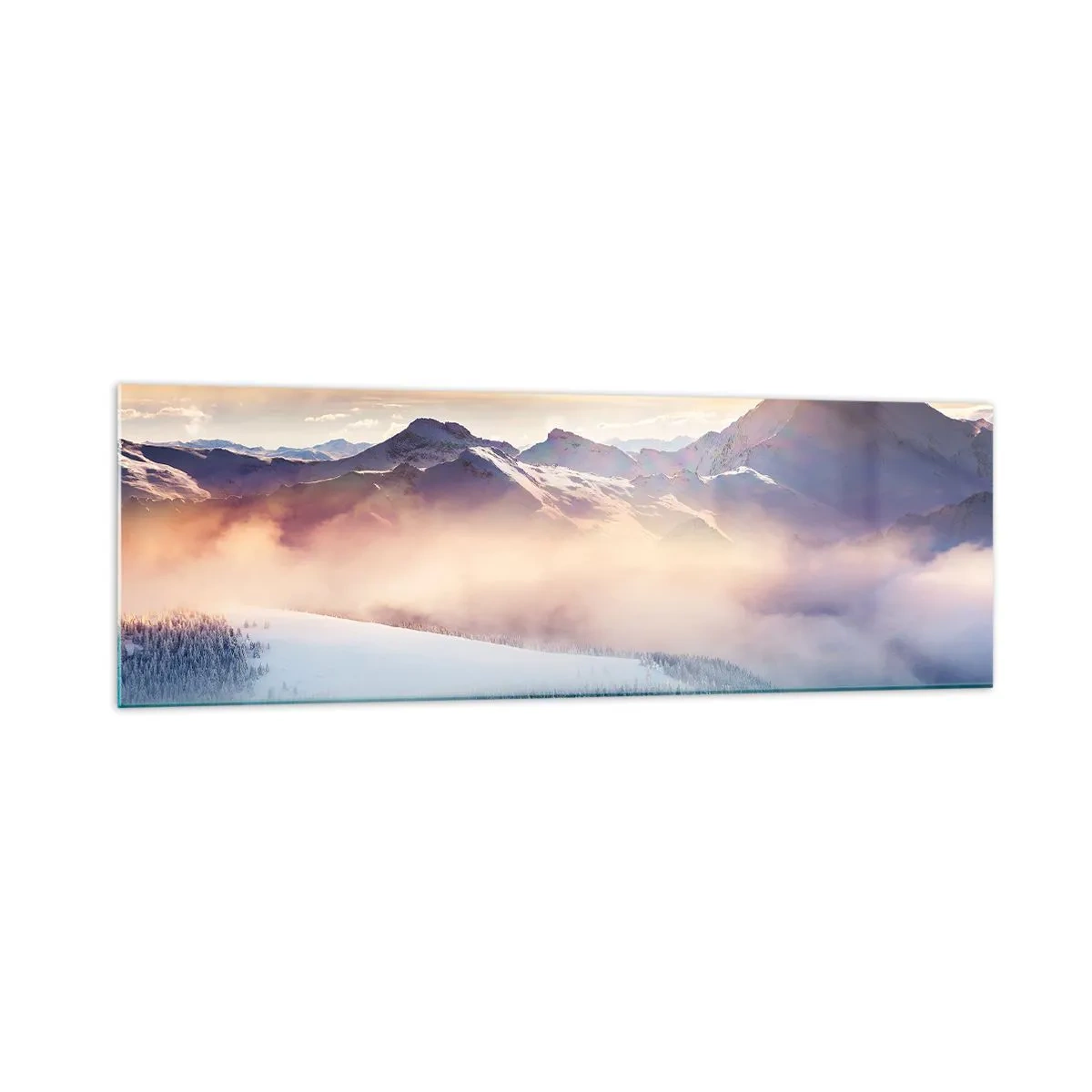 Tablou pe sticlă - Forța și puritatea naturii - 160x50 cm