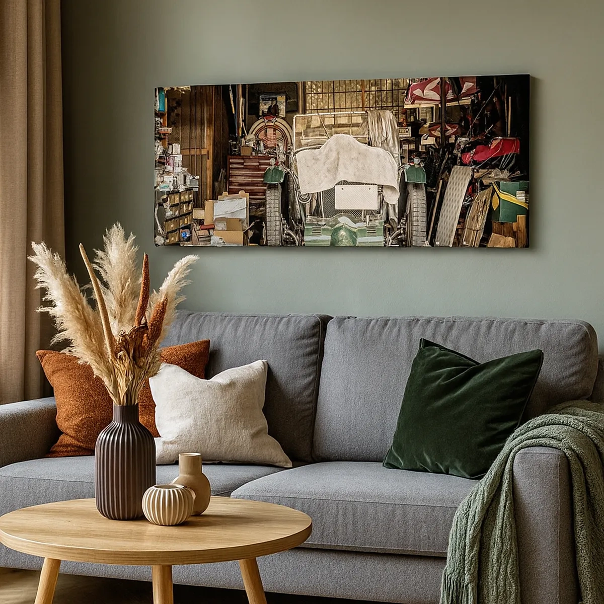 Tablou pe pânză - Înapoi în trecut - 30x30 cm