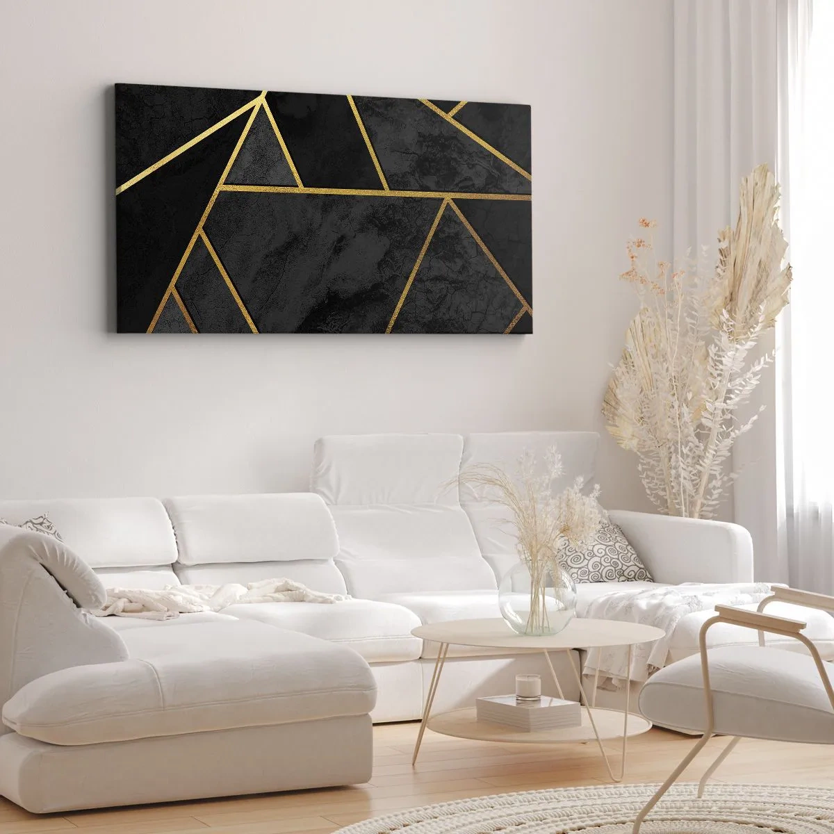 Tablou pe pânză - Întuneric și lumină - 140x50 cm