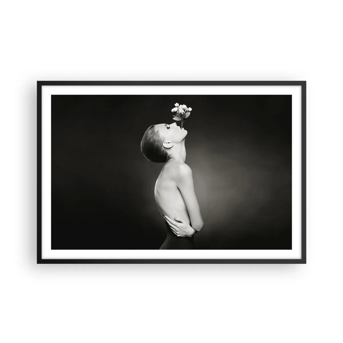 Poster în ramă neagră - Eleganță excentrică - 91x61 cm