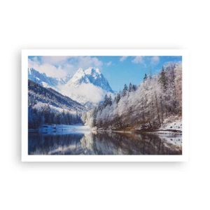 Poster - Veghe de zăpadă - 91x61 cm