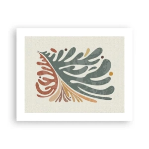 Poster - Frunză multicoloră - 50x40 cm