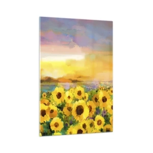 Tablou pe sticlă - Soarele însuși a coborât pe pământ - 70x100 cm