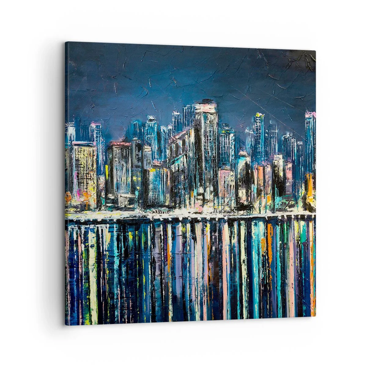 Tablou pe pânză - Cascadă de lumini - 50x50 cm