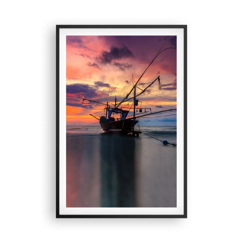 Poster în ramă neagră - O seară exotică - 61x91 cm