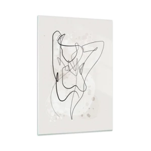 Tablou pe sticlă - Arta seducției - 50x70 cm