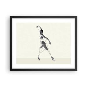 Poster în ramă neagră - Într-un teatru de lumină - 50x40 cm