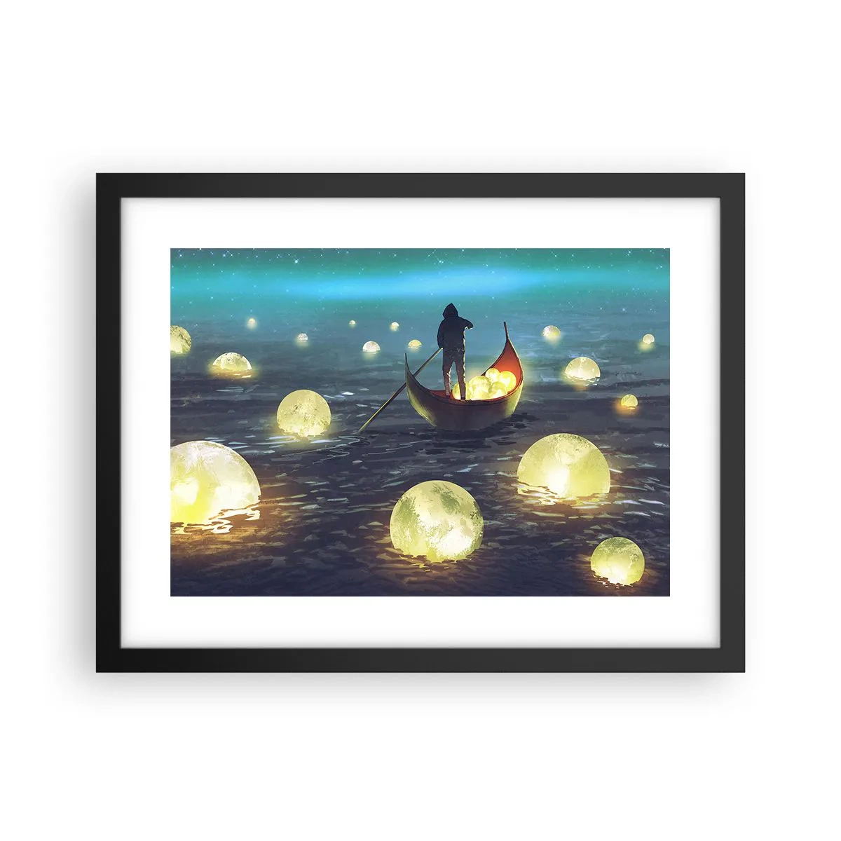 Poster în ramă neagră - Lucruri la care filozofii nu au visat niciodată - 40x30 cm