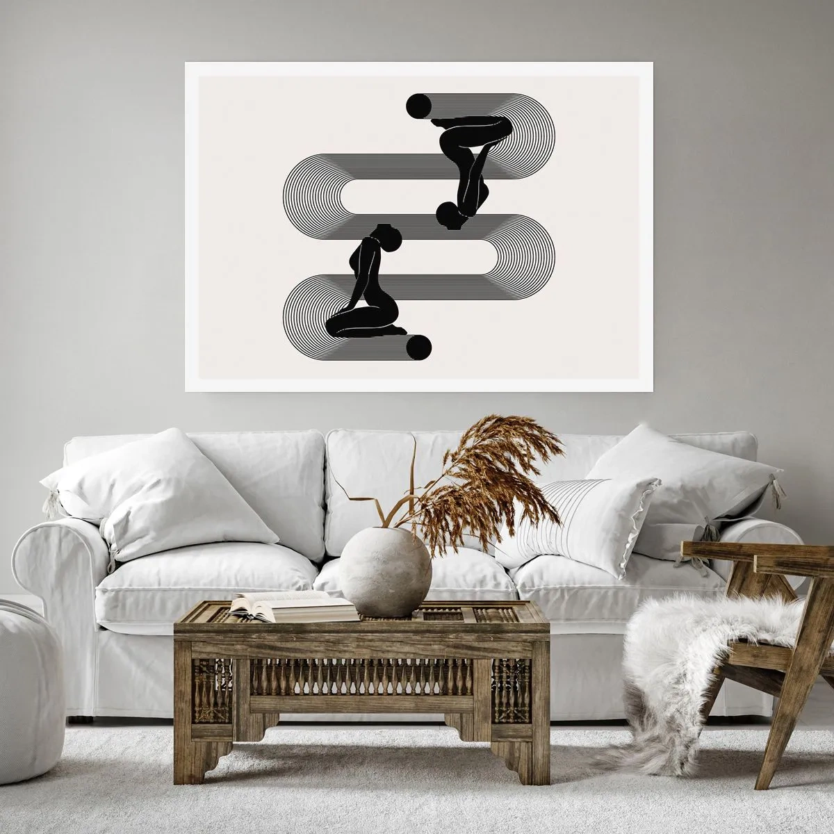 Poster - Simetrie senzuală - 100x70 cm