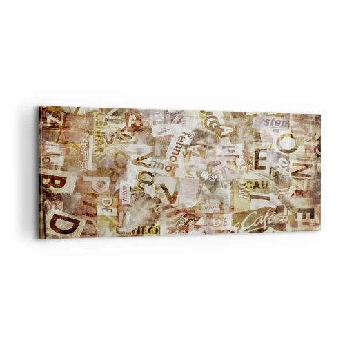 Tablou pe pânză - Îi unesc pe cei care stau la taclale - 100x40 cm
