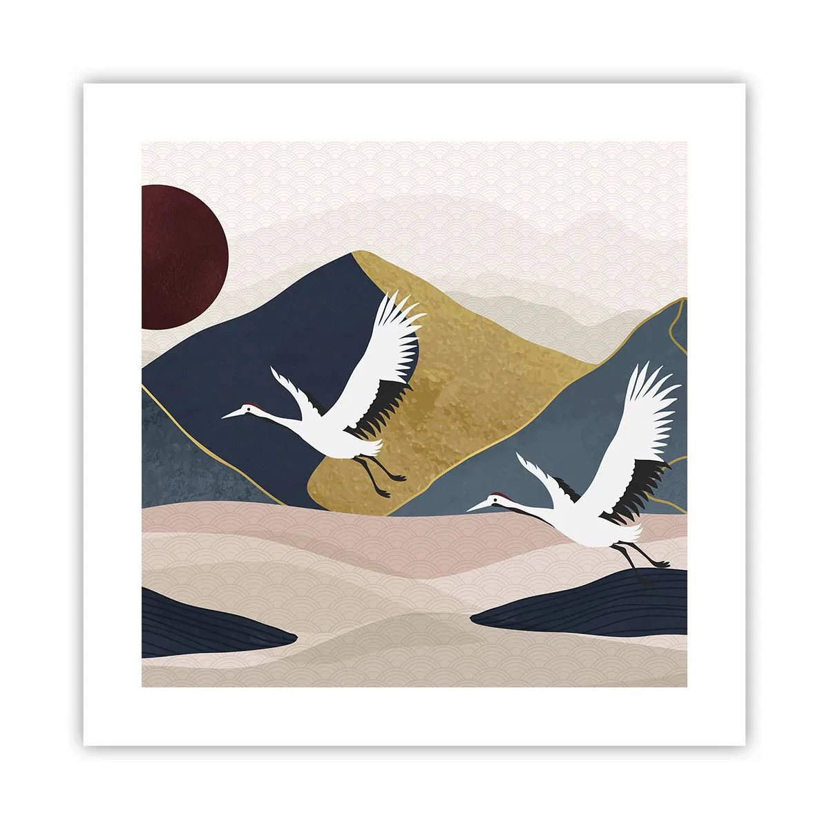 Poster - Și ziua a zburat din nou - 40x40 cm