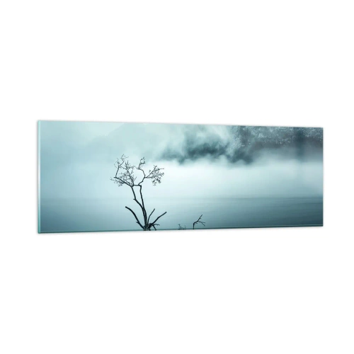 Tablou pe sticlă - Din apă și ceață - 90x30 cm