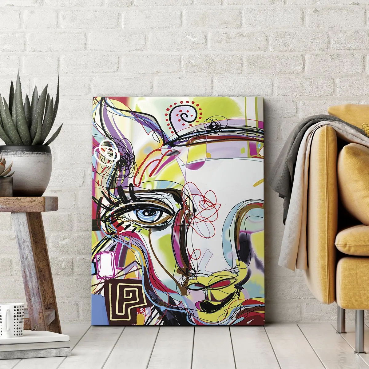 Tablou pe pânză - Bogăția naturii feline - 65x120 cm