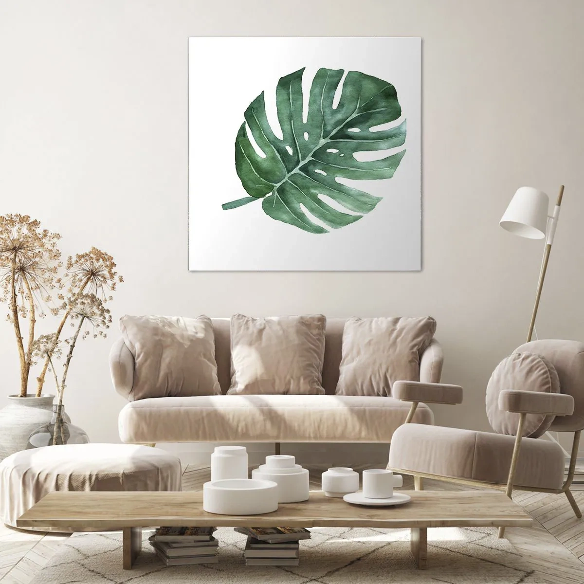 Tablou pe pânză - Conceptul verde - 50x50 cm