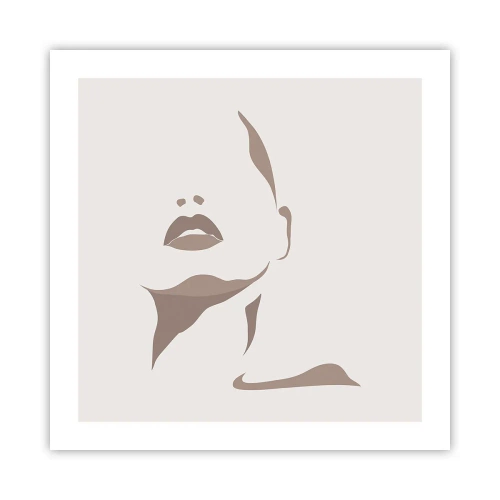 Poster - Creată din lumină și umbră - 50x50 cm