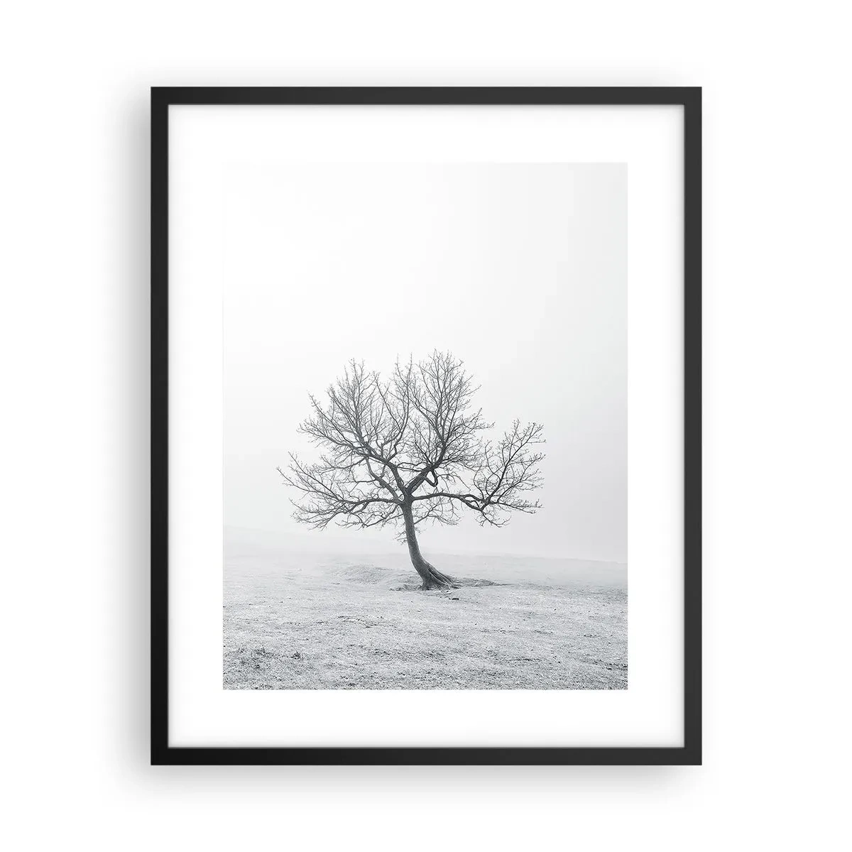 Poster în ramă neagră - Împotriva neantului - 40x50 cm